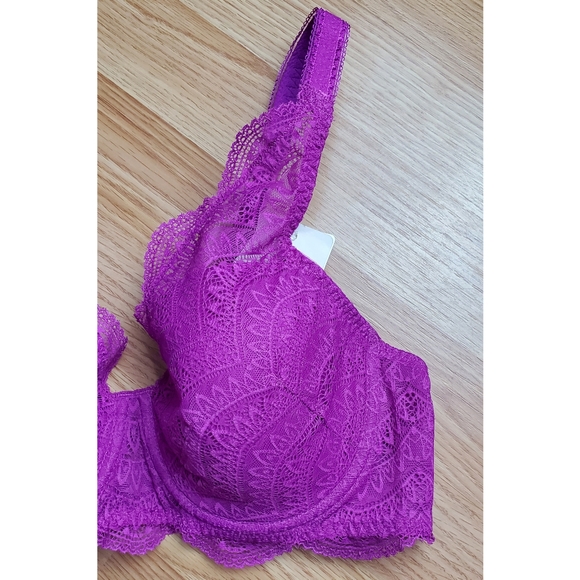 NWT Simone Perele karma spacer convertible underwire bra bougainvillea lace - Picture 5 of 14